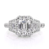3.00ct Emerald Cut Diamond Engagement Ring