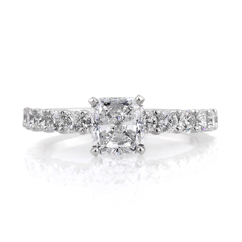 2.17ct Radiant Cut Diamond Engagement Ring