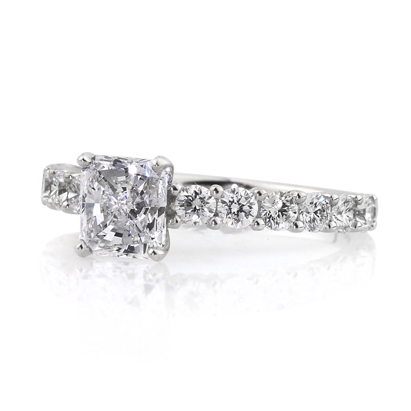 2.17ct Radiant Cut Diamond Engagement Ring