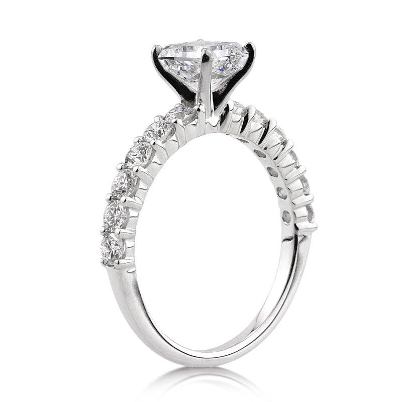 2.17ct Radiant Cut Diamond Engagement Ring