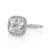 3.50ct Antique Cushion Brilliant Diamond Engagement Ring