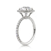 3.50ct Antique Cushion Brilliant Diamond Engagement Ring