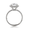 3.50ct Antique Cushion Brilliant Diamond Engagement Ring