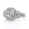 3.42ct Antique Cushion Brilliant Diamond Engagement Ring