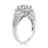 3.42ct Antique Cushion Brilliant Diamond Engagement Ring