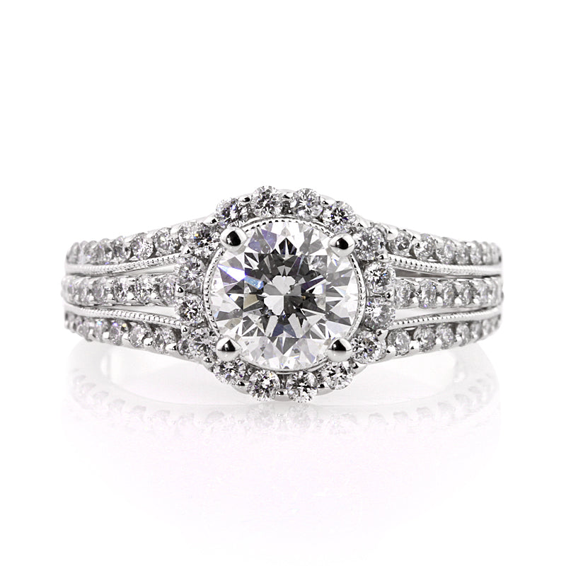 2.12ct Round Brilliant Cut Diamond Engagement Ring