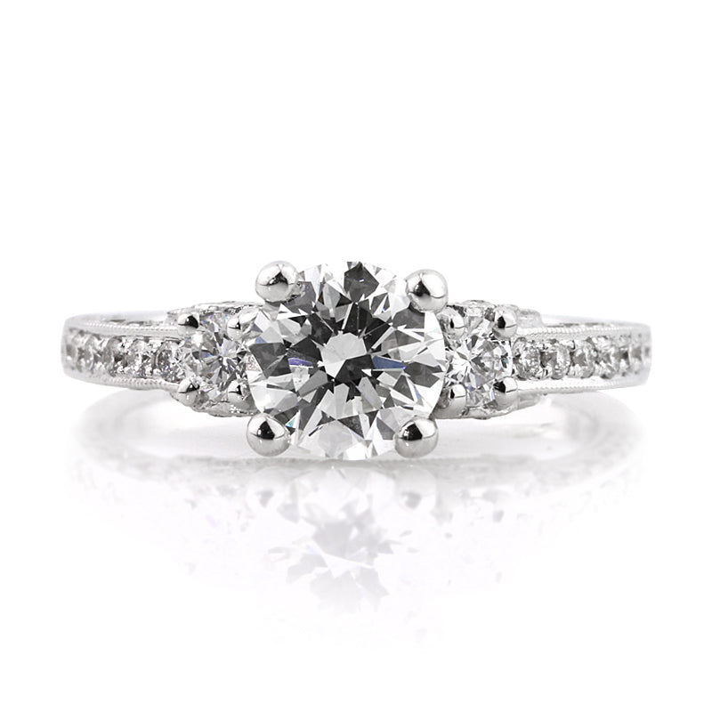 2.04ct Round Brilliant Cut Diamond Engagement Ring