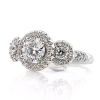 2.29ct Round Brilliant Cut Diamond Engagement Ring