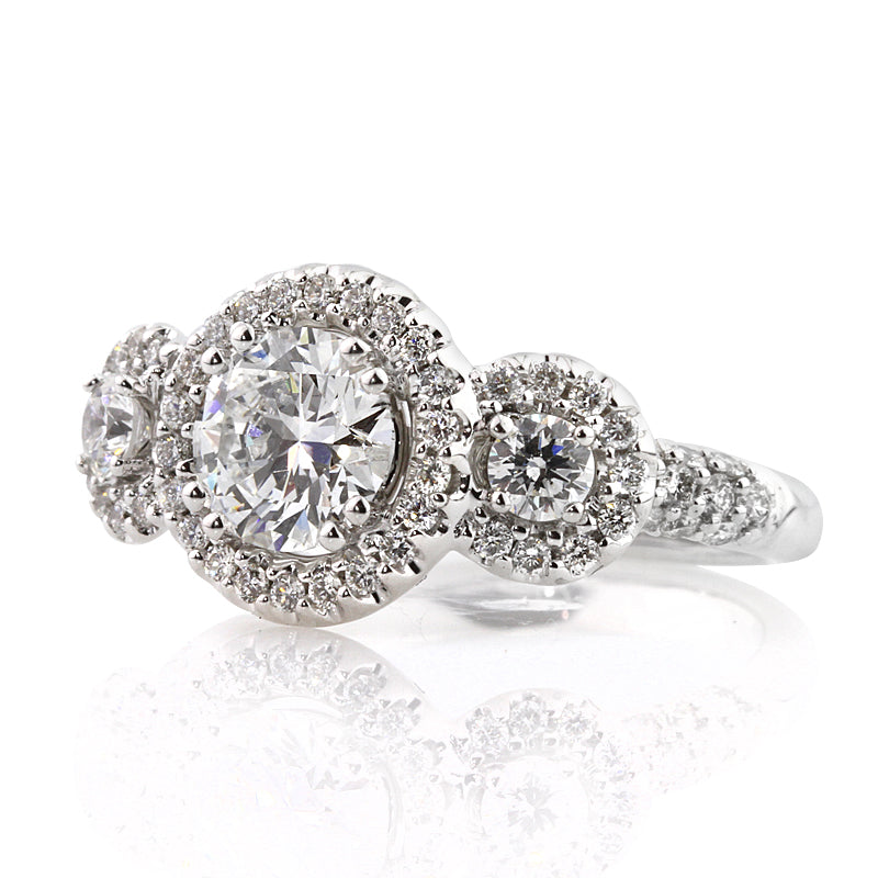 2.29ct Round Brilliant Cut Diamond Engagement Ring