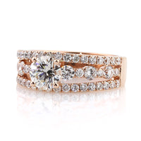 2.59ct Round Brilliant Cut Diamond Engagement Ring