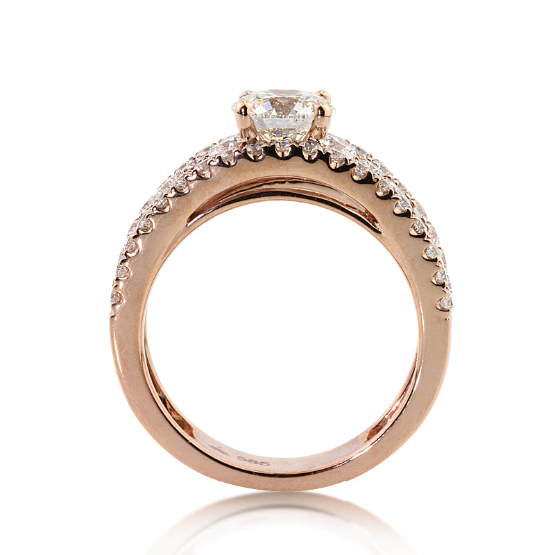 2.59ct Round Brilliant Cut Diamond Engagement Ring