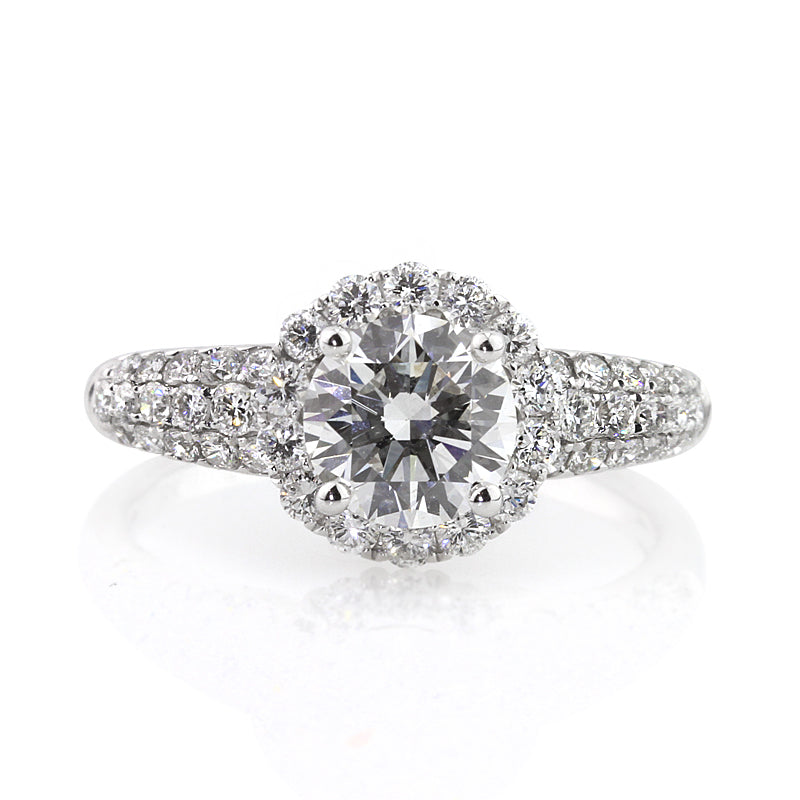 1.99ct Round Brilliant Cut Diamond Engagement Ring