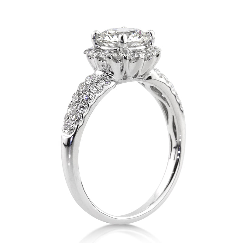 1.99ct Round Brilliant Cut Diamond Engagement Ring