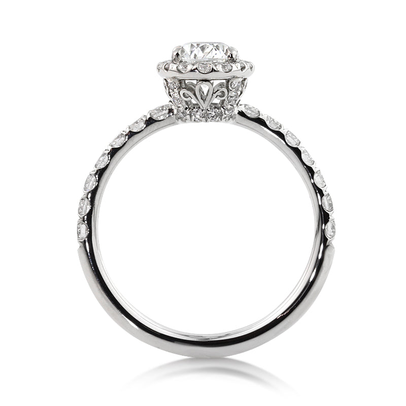1.87ct Oval Cut Diamond Engagement Ring