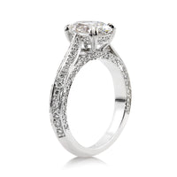 2.71ct Oval Cut Diamond Engagement Ring