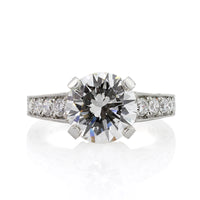 4.68ct Round Brilliant Cut Diamond Engagement Ring
