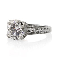 4.68ct Round Brilliant Cut Diamond Engagement Ring