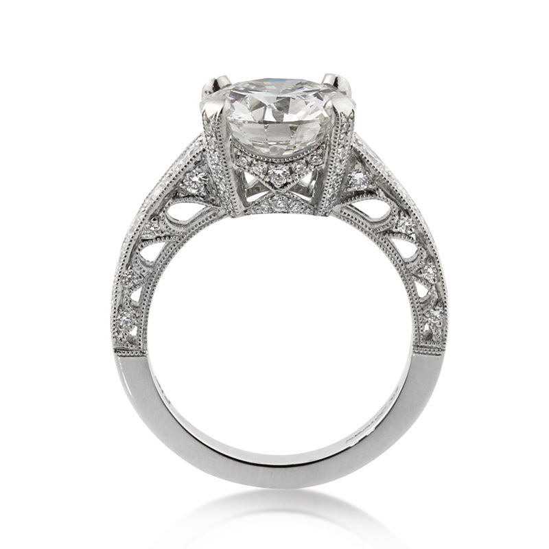 4.68ct Round Brilliant Cut Diamond Engagement Ring
