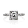 1.76ct Princess Cut Diamond Engagement Ring