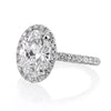 4.16ct Oval Cut Diamond Engagement Ring