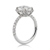 4.16ct Oval Cut Diamond Engagement Ring
