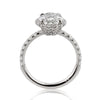 4.16ct Oval Cut Diamond Engagement Ring