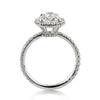 3.12ct Antique Cushion Brilliant Diamond Engagement Ring