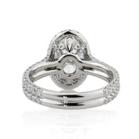 3.44ct Oval Cut Diamond Engagement Ring