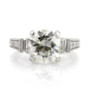 5.50ct Antique European Round Cut Diamond Engagement Ring