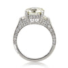5.50ct Antique European Round Cut Diamond Engagement Ring