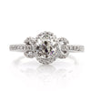 1.34ct Antique Cushion Brilliant Diamond Engagement Ring