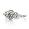 1.34ct Antique Cushion Brilliant Diamond Engagement Ring