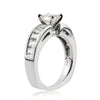 2.14ct Emerald Cut Diamond Engagement Ring