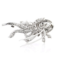 5.83ct Diamond Brooch Pin