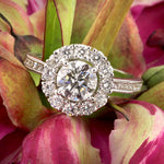 2.21ct Round Brilliant Cut Diamond Engagement Ring