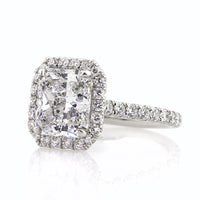 4.28ct Radiant Cut Diamond Engagement Ring
