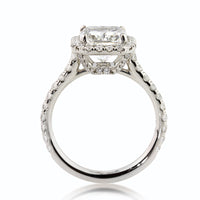 4.28ct Radiant Cut Diamond Engagement Ring