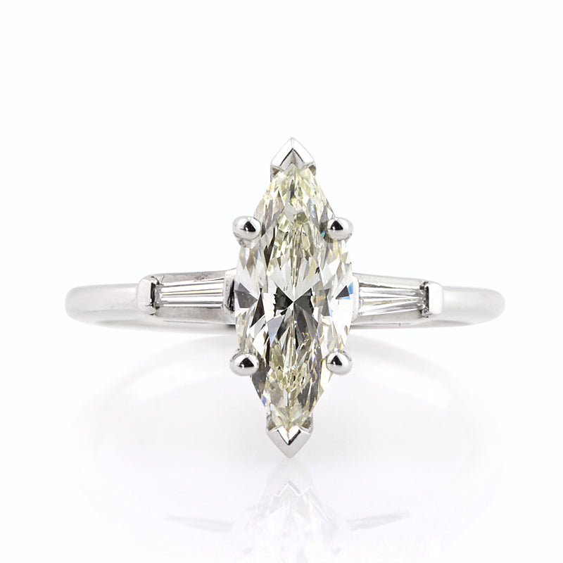 2.15ct Marquise Cut Diamond Engagement Ring
