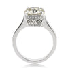 3.53ct Antique European Round Cut Diamond Engagement Ring