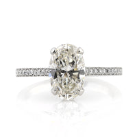 2.35ct Oval Cut Diamond Engagement Ring