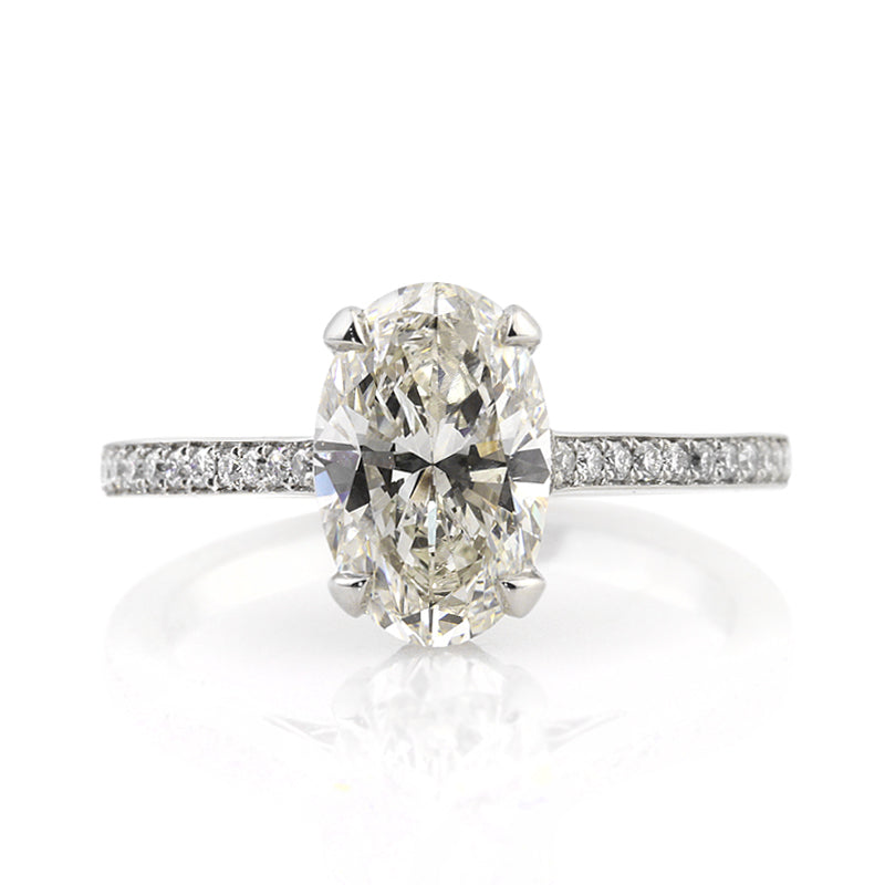 2.35ct Oval Cut Diamond Engagement Ring