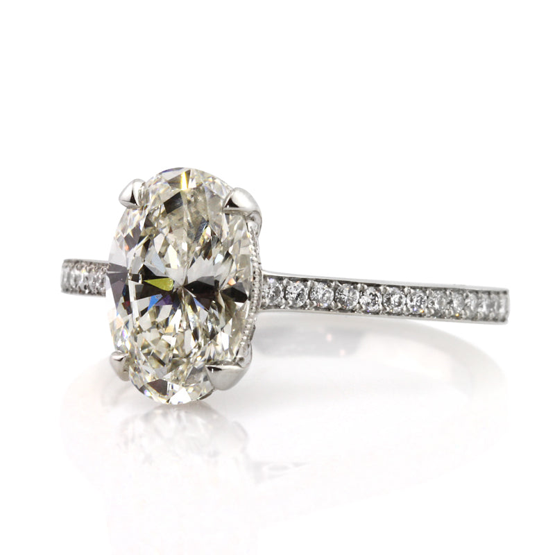 2.35ct Oval Cut Diamond Engagement Ring