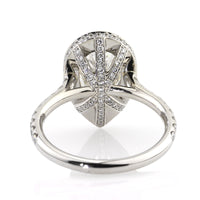 3.20ct Pear Shape Diamond Engagement Ring