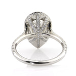 3.20ct Pear Shape Diamond Engagement Ring