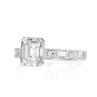 2.70ct Emerald Cut Diamond Engagement Ring