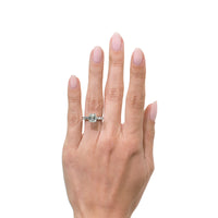 2.70ct Emerald Cut Diamond Engagement Ring