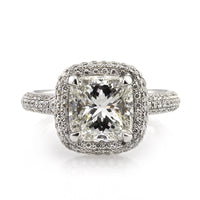 4.27ct Cushion Cut Diamond Engagement Ring