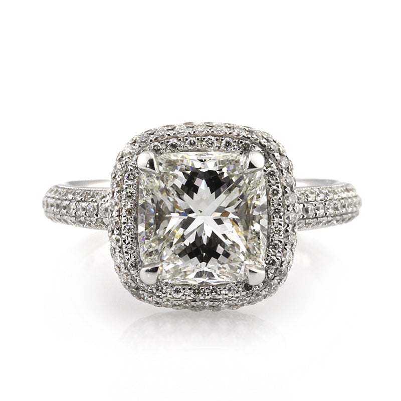 4.27ct Cushion Cut Diamond Engagement Ring