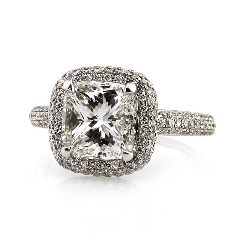 4.27ct Cushion Cut Diamond Engagement Ring