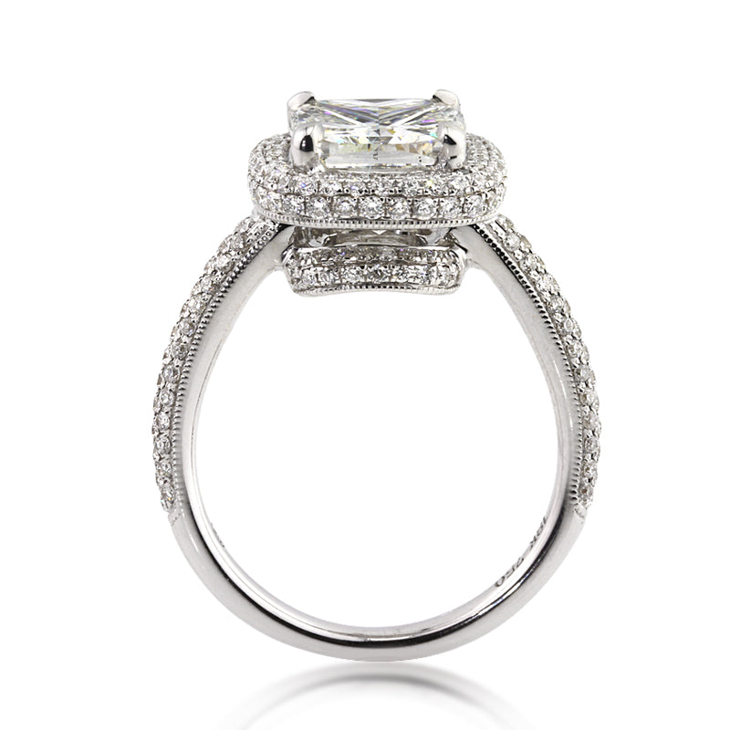 4.27ct Cushion Cut Diamond Engagement Ring